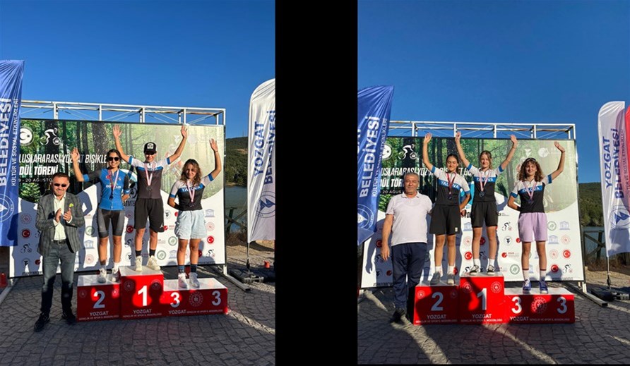 Sporcularımız Yozgat Uluslarası Dağ Bisikleti Kupasından 5  Madalya İle Döndüler